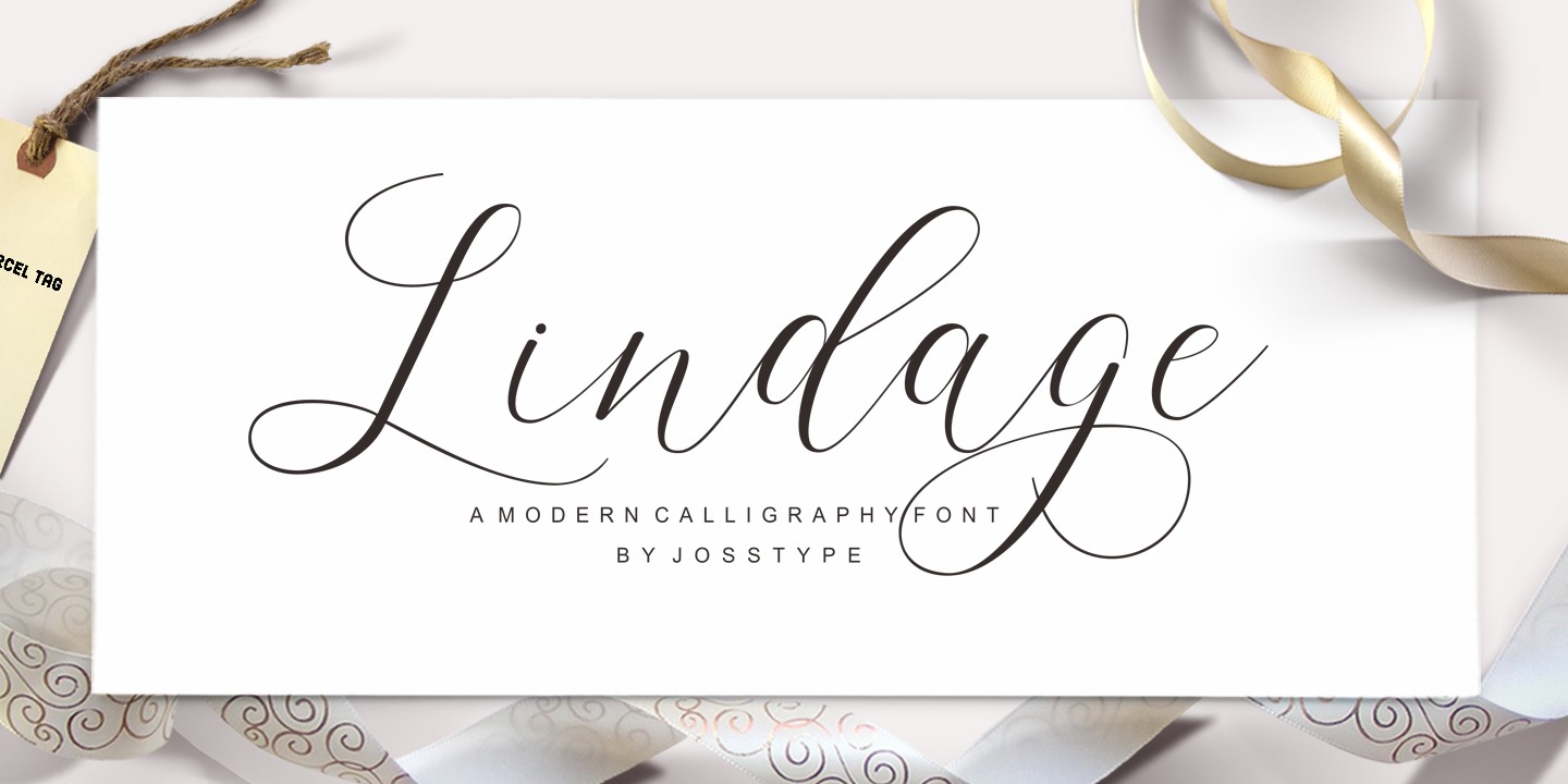 Fuente Lindage Script